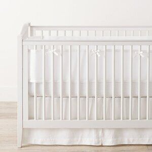 NIP Pottery Barn Kids Breathable Baby Linen Mesh Liner White Baby Shower Gift